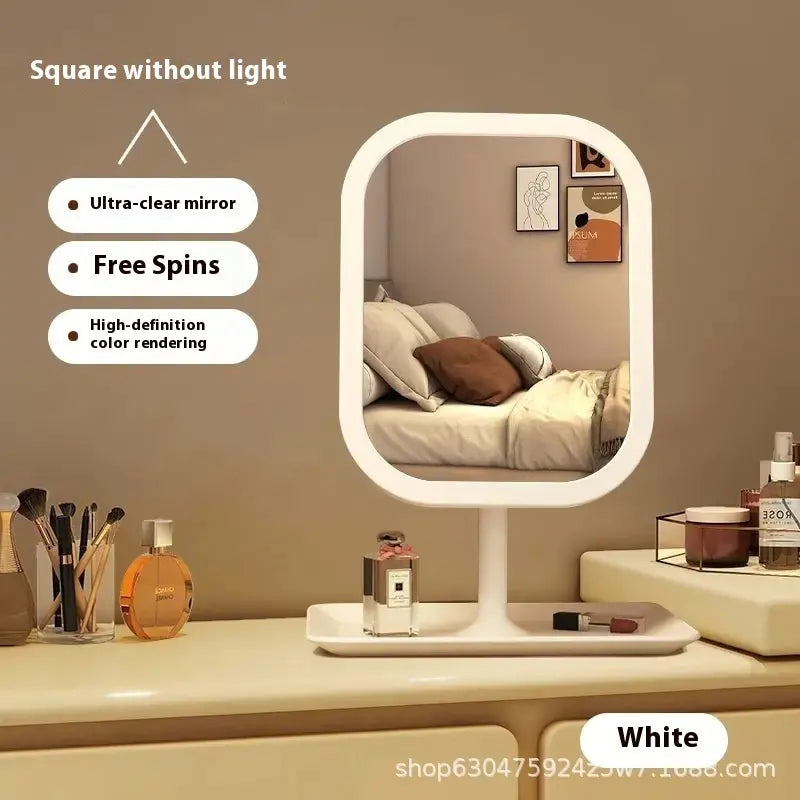 LED Makeup Mirror with Adjustable Light - Desktop Vanity Mirror