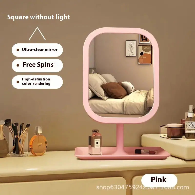 LED Makeup Mirror with Adjustable Light - Desktop Vanity Mirror